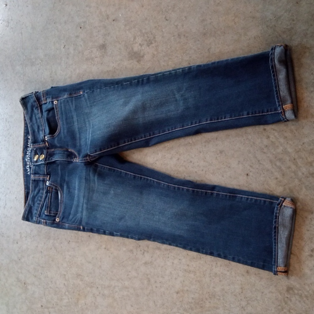 American Eagle Jeans Artist Crop Womens Capris 4